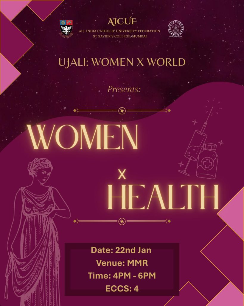 Viji Venkatesh invited as a panelist at the Women X Health panel discussion held at St. Xavier’s College, Mumbai, as part of its flagship event Ujali, organised by The Women’s Commission, on 22 January 2026.